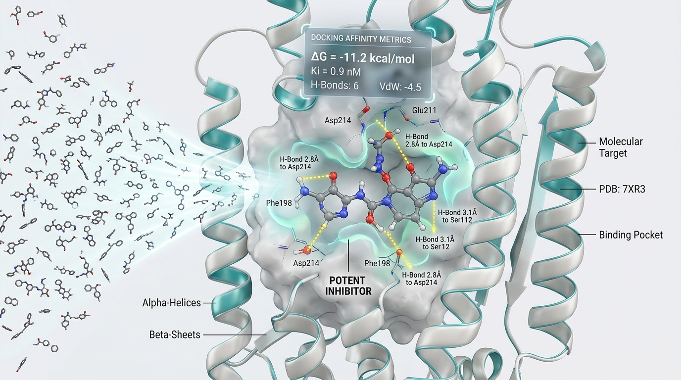 3D Macromolecular Receptor Docking and High-Throughput Virtual Screening